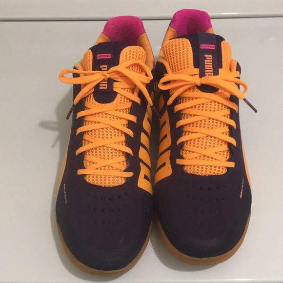 Puma Evospeed shoes indoor soccer sneakers EUC - Picture 3 of 11